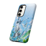 Copy of Silver Butterflies Tough Case | Blue Sky Water Droplets Phone Cover