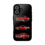 Red 1957 Bel Air Classic Car Phone Case Tough American Multi View