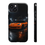 Orange C6 Neon Car Meet Tough Phone Case