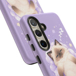 Ragdoll Sleepy Blue Eyes Kawaii Cat Art Tough Phone Case