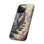Piano Cat walking on keys Tough Case | Phone cover, musical cat art