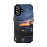 C8 GT Race Car Pit Lane Sunset Phone Case Tough Case