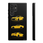 Yellow Camaro SS Muscle Car Phone Case Tough Multi View Print
