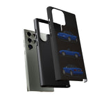 Blue MX-5 Roadster Phone Case Tough JDM Convertible Multi View Print