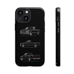 Black Silverado Classic Pickup Tough Phone Case for Chevy Truck Fans