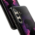 Melancholy Data Poster Phone Case, Glitch Anime Sky Tough Cover