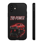 Tri-Power Classic Muscle Car GTO phone case | Retro Automotive Graphic