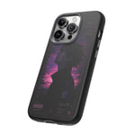 Melancholy Data Poster Phone Case, Glitch Anime Sky Tough Cover