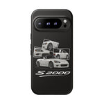 White S2000 Roadster Collage JDM Tough Phone Case Cover Gift