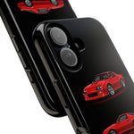 Z28 Red Triview Phone Case Classic Car Illustration