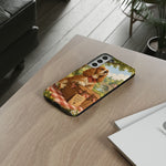 Cocker Spaniel Picnic Scene phone case | vintage dog art
