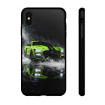 Lime Green 2022 GT500 Phone Case, Smoke Studio Reflection Cover