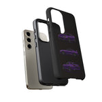 MK4 Supra Phone Case Purple, Three-View Vector Cover