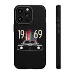 1969 Camaro SS American Flag Tough Phone Case Cover Gift Art