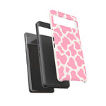 Pink Cowprint  Art Tough Phone Case
