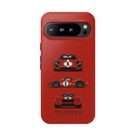 1967 GT40 Mk IV Red Race Car Tough Phone Case Cover Gift