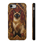 Siamese Cat Thai Royal Portrait Art Tough Phone Case