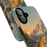 Leaping Golden Trout Lake Scene phone case | Tough Cover