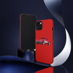 Red Classic Corvette C1 Illustration phone case | Retro Car Tough Case
