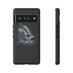 Tarpon Fishing Phone Case, Saltwater Portrait Black Cover, Gift