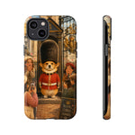 Corgi Royal Guard phone case | Cute British corgi soldier illustration