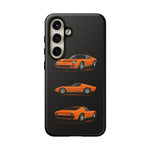 Orange Miura Classic Supercar Tough Phone Case - 3 View