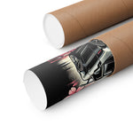 S2000 Poster JDM Black AP2 Roadster Tokyo Temple Cherry Blossom Wall Art