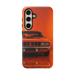 Orange Cuda Phone Case, 71 Classic Muscle Car Tough Cover