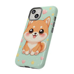 Shiba Inu Kawaii Chibi Smile Pet Dog Art Tough Phone Case