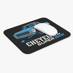 Cheyenne Super K10/C10 Truck Mouse Pad 9x8, Vintage 4x4 Pickup Art, Smooth Glide, Non-Slip Rubber Base, Slim 1/16 in Desk Mat