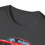 Red 1965 GTO Car Illustration T-Shirt | Classic Muscle Car Trio Tee