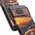 Supra MK4 Orange Touge Night JDM Speed Art Tough Phone Case