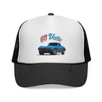 1965 Corvette Trucker Cap Hat | Classic C2 Sting Ray 65 Vette Mesh Snapback