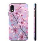 Pink Chrome Cherry Blossom Phone Case | Tough Cover