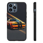 Challenger Widebody Orange Muscle Art Tough Phone Case