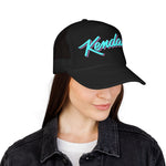 Kendall Miami Florida Trucker Hat Retro Script Snapback Neon Pastel South Florida Streetwear Cap