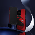 Red Mustang Art Phone Case, GT500 American Muscle Car Tough Cover