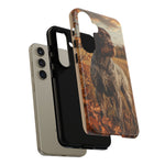 German Wirehaired Pointer Autumn Art Tough Phone Case