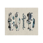 Classic 1954 Skylark Car Blanket | Vintage 1950s Automobile Throw