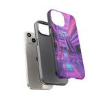 Empty Mall Escalator Vaporwave Art Tough Phone Case