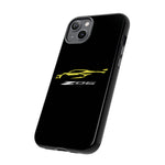 Yellow C8 Z06 Phone Case for Chevy Fans, Tough Protective Cover