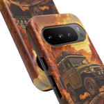 Land Cruiser FJ40 Classic 4x4 Red Rock Canyon Art Tough Phone Case