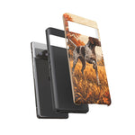German Shorthaired Pointer Pointing Art Tough Phone Case