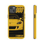 S2000 Spa Yellow Retro 90s JDM Car Tough Phone Case