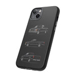 Black Silverado Classic Pickup Tough Phone Case for Chevy Truck Fans