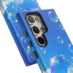 Bubbles Over Grass phone case | Tough Cover