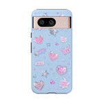 Stars Hearts 2000s Kid Metallic Art Tough Phone Case
