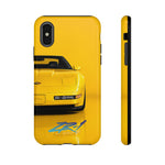 Yellow C4 ZR-1 Car Phone Case | Sports Car Tough Cover