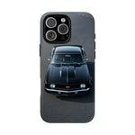 1969 Camaro SS Black Overhead Tough Phone Case Cover Gift Art