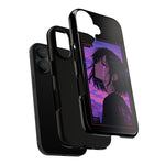Melancholy Anime Girl Phone Case Vaporwave Tough Case